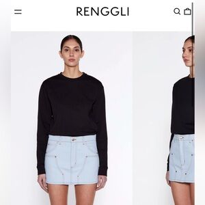 NWT: Black Renggli Long Sleeve T-Shirt